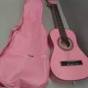 30" Wood Classical Guitar with Case and Accessories for Kids/Girls/Boys/Beginners (Pink)