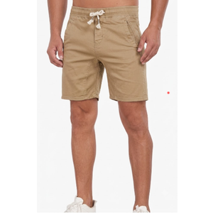 WAYRUNZ Chino Shorts Mens Shorts with Elastic Waistband, Size 34