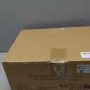 Alpeir Wooden Bread Box for Kitchen Countertop, Large Capacity with Ventilation Holes Adjustable Tiered-Shelf, Vintage Farmhouse Breadbox with Drawer & Window, Longer Freshness, White