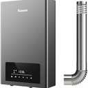 Ranein Natural Gas Tankless Water Heater, Indoor Max 3.6 GPM, 80,000 BTU Instant Hot Water Heater
