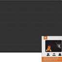 Cook's Aid Large Under Grill Mat for Outdoor Grill,0.35" Thick Double-Sided Fireproof Grill Pad,Indoor Fireplace/Fire Pit Mat,Oil-Proof Waterproof BBQ Protector for Decks and Patios (38"x40")