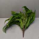 Artificial Ferns for Outdoors & Indoors, 45" Large Faux Ferns 63 Fronds Fake Boston Fern Plant for Planter Garden Porch Entrance Home Windowsill Yards Farmhouse Decoraction (1 Stem)