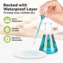 Organic Nursing Pads - 14 Washable Breast Pads for Breastfeeding, Wash Bag, Viscose Derived from Bamboo Reusable Nipple Covers for Breastfeeding Essentials, Soft & Absorbent(Pastel Touch, M 3.9")