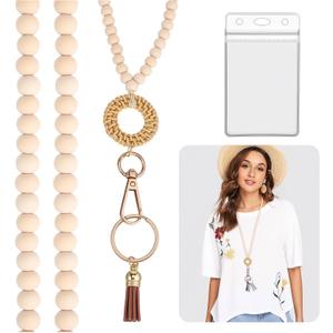 Lanyards for ID Badges for Women,Cute Lanyards for Teachers with Badge Holder for Key Ring Cute Keychain Lanyard Women