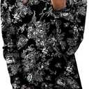 onlypuff Womens Top Long Sleeve Shirts for Women Cute Ladies Top Fashion Fall Tops 2024 Tunic Tops Blouses (Black, XL)