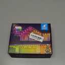 POOFZY Permanent Outdoor Lights for House,50ft RGB+IC Smart Outdoor Decor, 50 Scene Modes,App/Remote Control,IP67 Waterproof,for Christmas,Halloween,Daily & Holiday Party Decor,House Roof Lighting