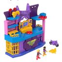 Fisher-Price Imaginext DC Super Friends Toy Batgirl Hero Hideout Playset with 2 Figures & 5 Accessories for Pretend Play Kids Ages 3+ Years