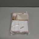 AUSSPVOCT Textured 50 Inch Round Tablecloth Up to 35'' Dia Tables, Waterproof Spill-Proof Wipeable Table Cloth Wrinkle Free Circle Dining Table Cover for Birthday Farmhouse Outdoor Party Tablecloths (Light Pink)