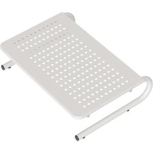suptek Monitor Stand Riser for Computer,Laptop,Printer, Notebook and All Flat Screen Display with Vented Metal Platform and 4 Inches Height Underneath Storage,White(MST004W)