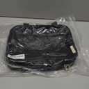 BAGSMART Toiletry Bag Travel Bag with Hanging Hook, Water-resistant Makeup Cosmetic Bag Travel Organizer for Accessories, Shampoo, Full-size Container, Toiletries (Black, Medium)