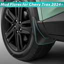 Mud Flaps Compatible with Chevrolet Trax 2026 2025 2024, Mud Guards 4pcs Fender Guards Compatible with Chevy Trax Accessories 2026 2025 2024 No Drill Splash Guards
