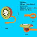 2 x 5pcs Apple Stanley Cup Straw Cover Stanley Straw Topper Cup Accessories Cup 40 Oz (Black F2)