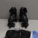 Kids Roller Skates with 6 Protection Pads, Adjustable Size Roller Skates for Kids Beginner, Toddlers Roller Skate with 8 Light Up Wheels,Outdoor Roller Skates for Boys and Girls Ages 3-12 (Large, PINK)