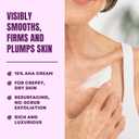 AmLactin Crepe Firming Cream - Therapeutic Skin Tightening Cream for Body No-Scrub Exfoliator and Moisturizer, Skin Care with 15% Lactic Acid AHA, 12 oz 