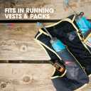 HydraPak UltraFlask Speed (600ml) - Collapsible Soft Flask Water Bottle for Hydration Vests and Running Packs with Easy Open Cap