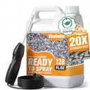 Rock Glue for Landscaping with Electric Sprayer, 1 Gallon Ready-to-Spray Mulch & Gravel Binder, Non-Toxic & Pet-Safe Mulch Bond for Landscaping, Clear-Drying Permeable for Pea Gravel, Pebble