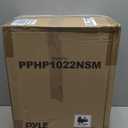 Pyle 680W Portable Bluetooth PA Speaker - 10" Rechargeable Outdoor Karaoke Speaker, Audio System w/Wireless Mic and Wheels, TWS, Lights, LED Display, 6.5mm Mic Input, FM/AUX/MP3/USB/SD