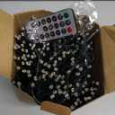 Brizled Christmas Lights Outdoor, 500 LED Color Changing Christmas String Lights with Remote, 180.4ft 11 Modes Tree Light Warm White & Multicolor Green Wire Xmas Light for Xmas Party Home