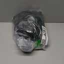 LUSHVIDA Square Fitted Table Cover Card Tablecloth 34x34 inch, 2 Packs Waterproof Elastic Vinyl Table Cloth with Flannel Backing Plastic Picnic Small Tables Top for Kitchen Dining Outdoor Party, Black