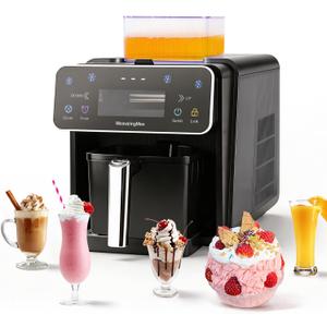 Slushie Machine, 4 IN 1 Shaved lce Machine & Slushie Machine & lce Cream Maker & Frozen Drink Machine, No Sugar Content Requirements, No Ice Needed, Auto-Clean, Perfect for Family, Parties