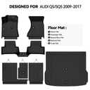 Bingoliner Floor Mats for 2024 2025 2026 Mazda CX-90 7 Seats/Captain Seat