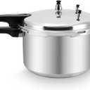 Fulgutonit 12 Quart Pressure Cooker,Aluminum Pressure Canner w/Canning Rack & Easy Lock Lid for Canning, Steaming