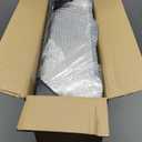 Extra Large Stainless Steel Litter Box with Lid, High Sided Enclosed Metal Cat Litter Pan, Dog Proof Front Entry Top Exit, Odor Control Easy Clean Leak Proof, Includes Mat, Scoop & Step, Black