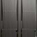 VEVOR Double Folding Security Gate, 87" H x 150" W Folding Door Gate, Steel Accordion Security Gate, Flexible Expanding Security Gate, 360 Rolling Barricade Gate, Scissor Gate or Door with Keys