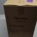 Tepoon Coffee Maker, 12-Cup Glass Carafe, Programmable