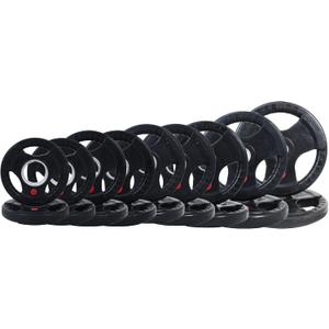 BalanceFrom Cast Iron Olympic 2-Inch Plate Weight Plate for Strength Training, Weightlifting and Crossfit, Multiple Packages, Style: F. 280LB Set, Color: Style #5