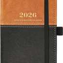 2026 Pocket Calendar - 2026 Pocket Planner for Purse, January to December 2026, 6.4'' x 3.8 (Brown)