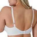 Bali Women's Minimizer Bra, Passion for Comfort Underwire Bras for Women, Seamless Cups (White, Size 38C)