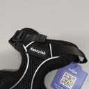 Kaazylab Cat Harness and Leash Black Size M (13-18 Lbs) Reflective Strip