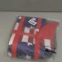Malier Dog Life Jacket, High Buoyancy Shark Swimsuit, Ripstop American Flag, Medium, Red & Dark Blue, Size Medium 