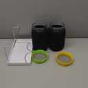 Kitmiido Seed Sprouting Kit, 2 Large Wide Mouth Mason Jars with Sprout Lids, Blackout Sleeves, Drain Tray, Stainless Steel Stand, Sprouts Growing Kit for Bean, Broccoli, Alfalfa (Yellow+Green)