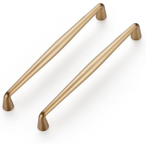 Ravinte 5 Pack 6-1/4 Inch Champagne Bronze Kitchen Cabinet Handles Solid Zinc Alloy Cabinet Pulls Cupboard Hardware Drawer Handles
