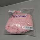 Arshiner Girls Dresses Loose Plain Casual Ruffle Swing Midi Dress with Belt for 5-14 Years (Pink)