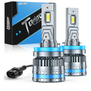 FAHREN 2026 Brightest H11 Bulbs – 𝟔𝟎,𝟎𝟎𝟎𝐋𝐌 H11/H8/H9/H16 Lights, 12X High-Focus LED Fog Light, Built-in Canbus Ready, Unique Wide-Long Heat Sink, Sleek Clear Aesthetic, Braided Cable, Pack of 2