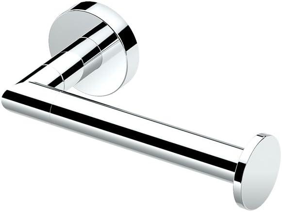 Gatco 4633 Glam Single Toilet Paper Holder, Chrome / Wall Mounted 6.7" Length Single Post Toilet Paper Holder