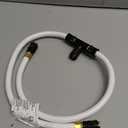 Delta Faucet RP34352 Victorian, Quick Connect Hose Assembly,Chrome,Pack of 1 (Brass/Antique Brass)