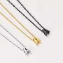 ChicSilver 925 Sterling Silver Initial Necklace for Women Dainty Letter Jewelry Personalized Gift