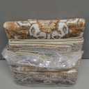 Madane Washable Area Rug 2x3, Small Entryway Rug Non-Slip Vintage Door Mat Indoor Entrance, Low Pile Floor Carpet for Inside Front Door Bedroom Kitchen Entry Laundry (2'x3', Turmeric/Grey)