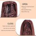 Auburn Ponytail Extension,22" Clip in Ponytail for Women Short Ponytail Hair Extension Synthetic Heat Friendly Fiber for Girls