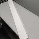 WELLAND White Wood 24 inch Floating Shelves Wall Mounted,Corona Crown Molding Floating Wall Photo Ledge Shelves Fireplace Mantel Shelf,Solid Pine Wood Finished