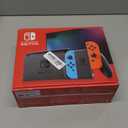 Nintendo Switch with Neon Blue and Neon Red Joy-Con - Handheld Gaming Console (Black)