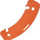Curved Transfer Board Plastic Slide Board for Transferring to Wheelchair, Chair, Bed, Toilet, Car for Patient, Elderly, Disabled, 31.1 * 9.84 * 0.46" 3.64 lbs ABS Transfer Devices (Orange)