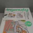 Ingenuity Keep Cozy 3-in-1 Grow with Me Vibrating Baby Bouncer, Seat & Infant to Toddler Rocker, Vibrations & -Toy Bar, 0-30 Months Up to 40 lbs (Weaver)