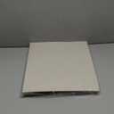 Decorative Photo Storage Boxes with Lids - Set of 2 Beautiful Linen Organizers Are Perfect to Safely Store Your Pictures, Documents, Scrapbooking Supplies, Keepsakes and Other Memories in Style (Ivory)