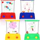 Gejoy 4 Pieces Water Games Handheld Easter Basket Stuffers for Kids Water Ring Toss Handheld Game Mini Retro Pastime Car Toys Fidget Autism Toys for Easter Children Boys Girls Birthday(Modern Style)