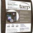 Kotap 8-ft x 10-ft Reversible Brown/Green Poly Tarp, Item: TBG-0810, Model:TBG0810